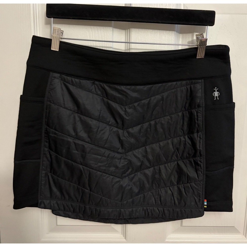 Smartwool | Skirt Women's Black Insulated Quilted Merino Wool SW019266 Sz L